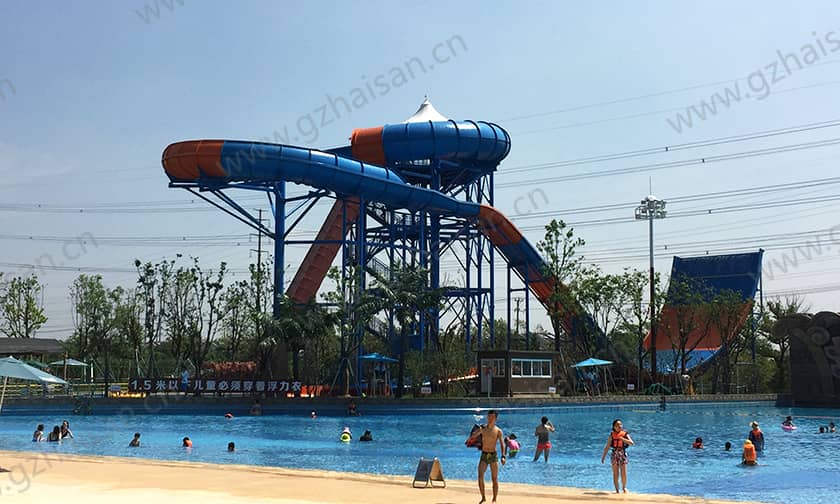 江苏苏州乐园森林水世界冲天回旋滑道 江苏苏州乐园森林水世界冲天回旋滑道